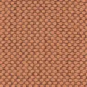 Merit 35 Salmone Salmon fabric texture by Miniforms/Maharam, woven grid with circular nodes, muted salmon tone, matte finish.